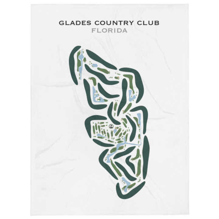 Glades Country Club, Florida - Printed Golf Courses