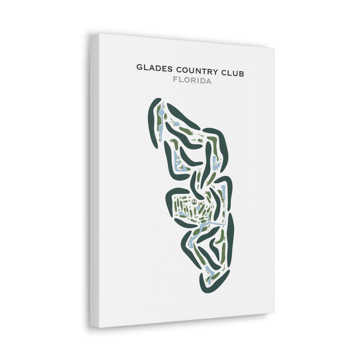Glades Country Club, Florida - Printed Golf Courses