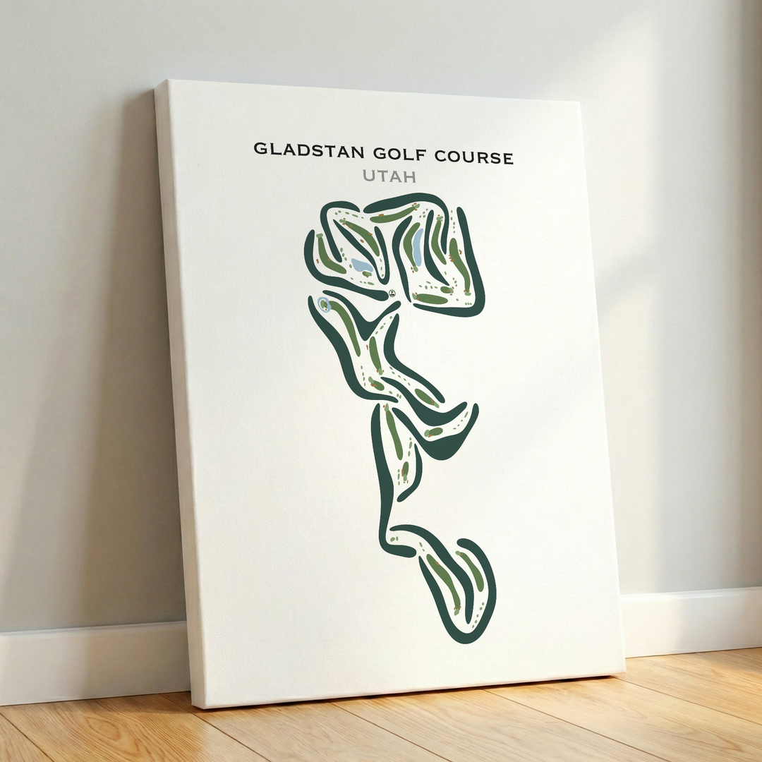 Gladstan Golf Course, Utah - Printed Golf Courses