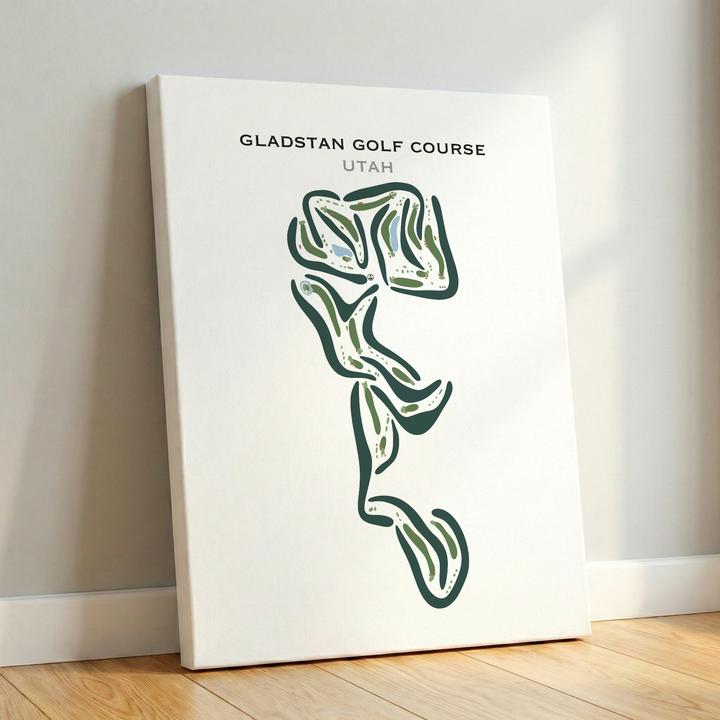 Gladstan Golf Course, Utah - Printed Golf Courses