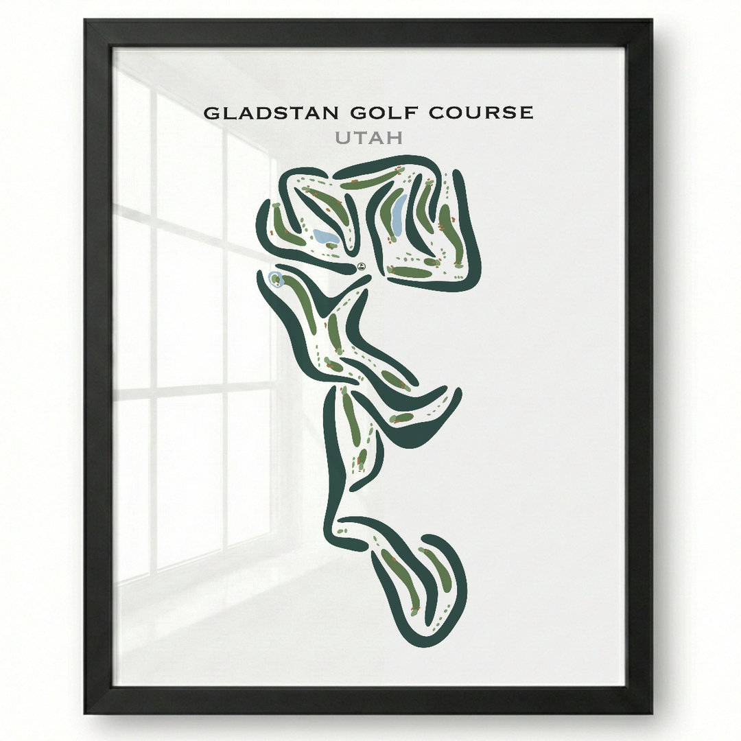 Gladstan Golf Course, Utah - Printed Golf Courses