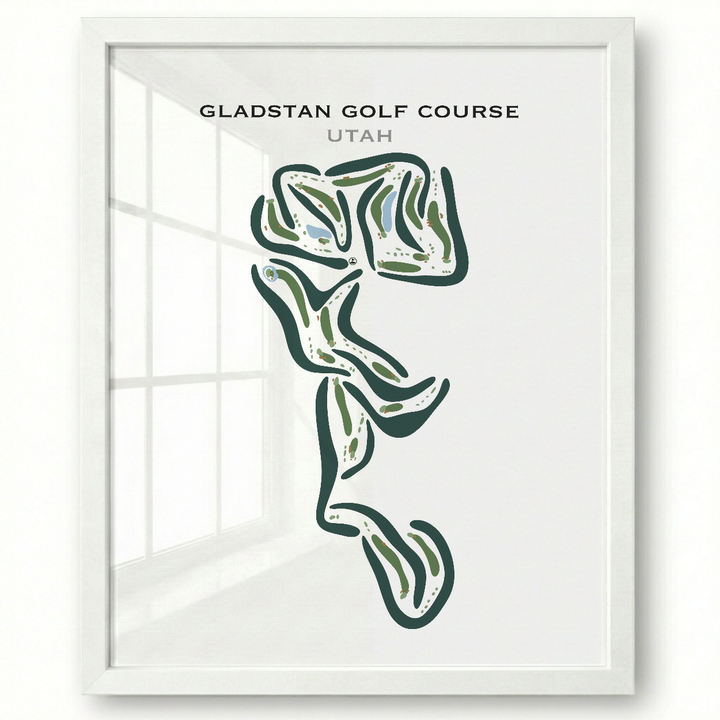 Gladstan Golf Course, Utah - Printed Golf Courses