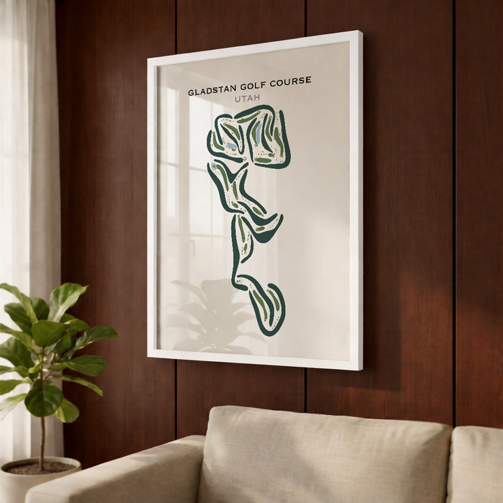 Gladstan Golf Course, Utah - Printed Golf Courses