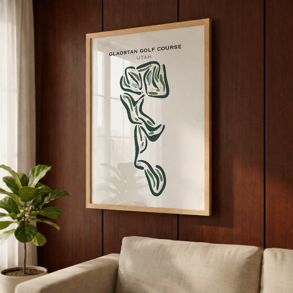 Gladstan Golf Course, Utah - Printed Golf Courses