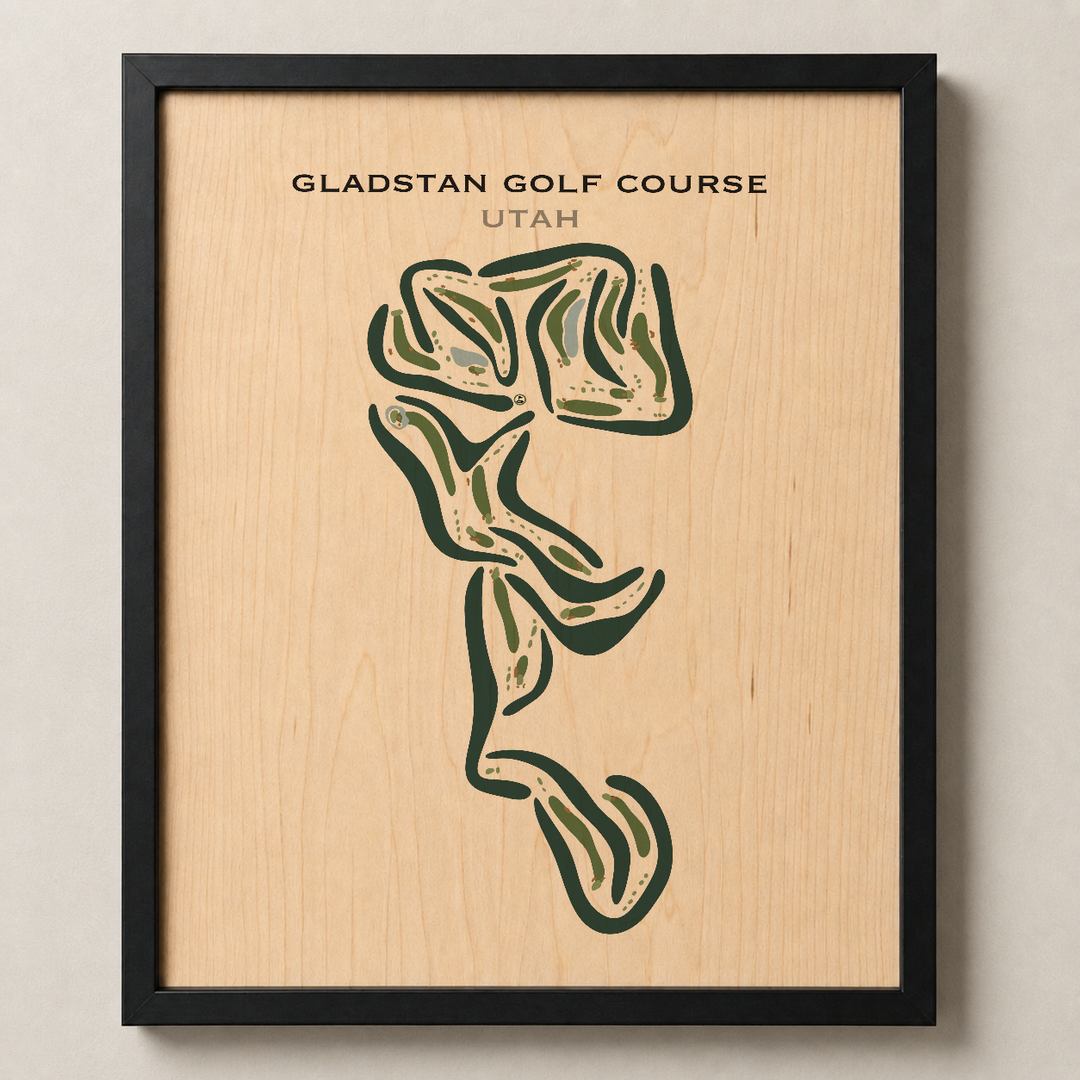 Gladstan Golf Course, Utah - Printed Golf Courses