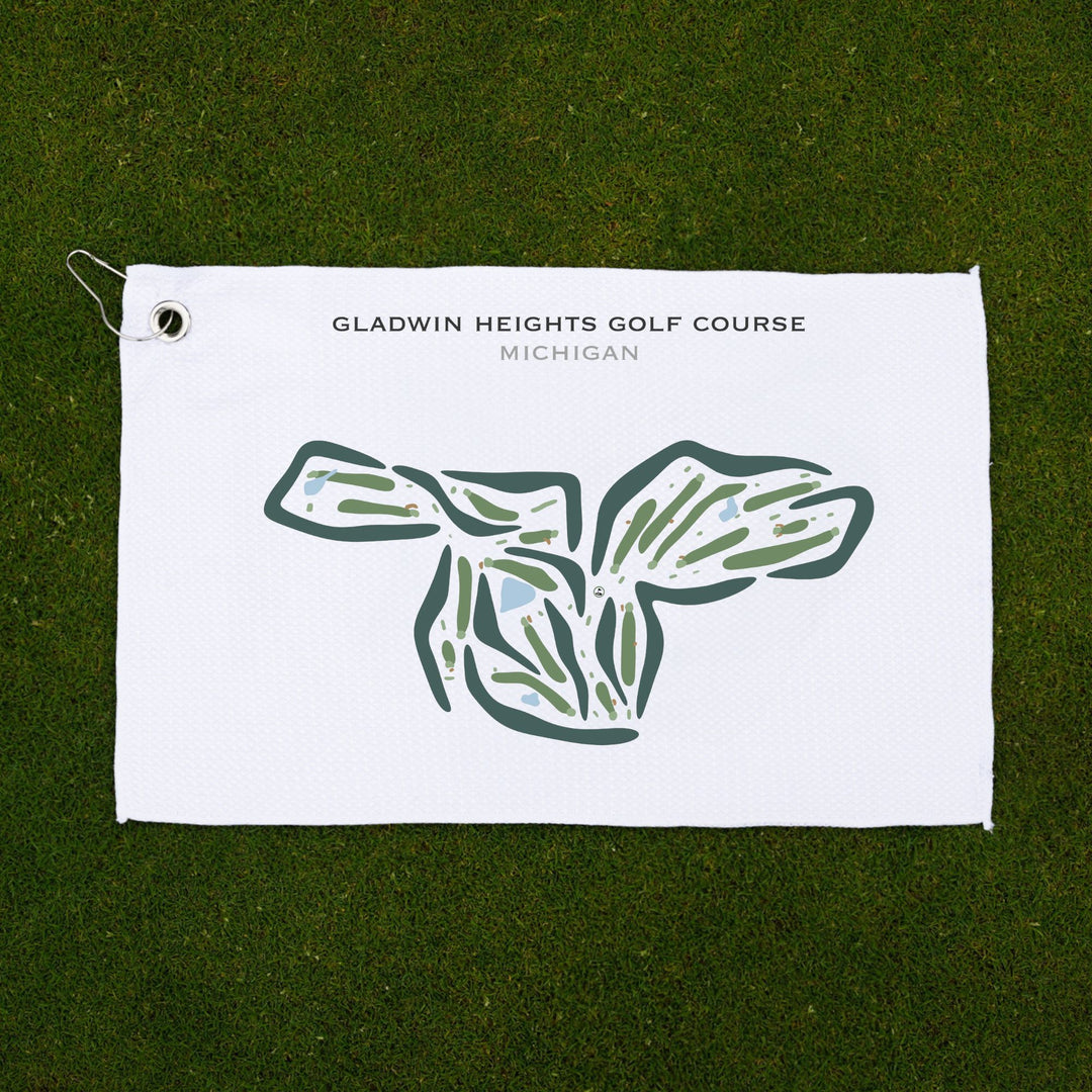 Gladwin Heights Golf Course, Michigan - Printed Golf Courses