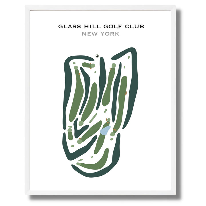 Glass Hill Golf Club, New York - Printed Golf Courses