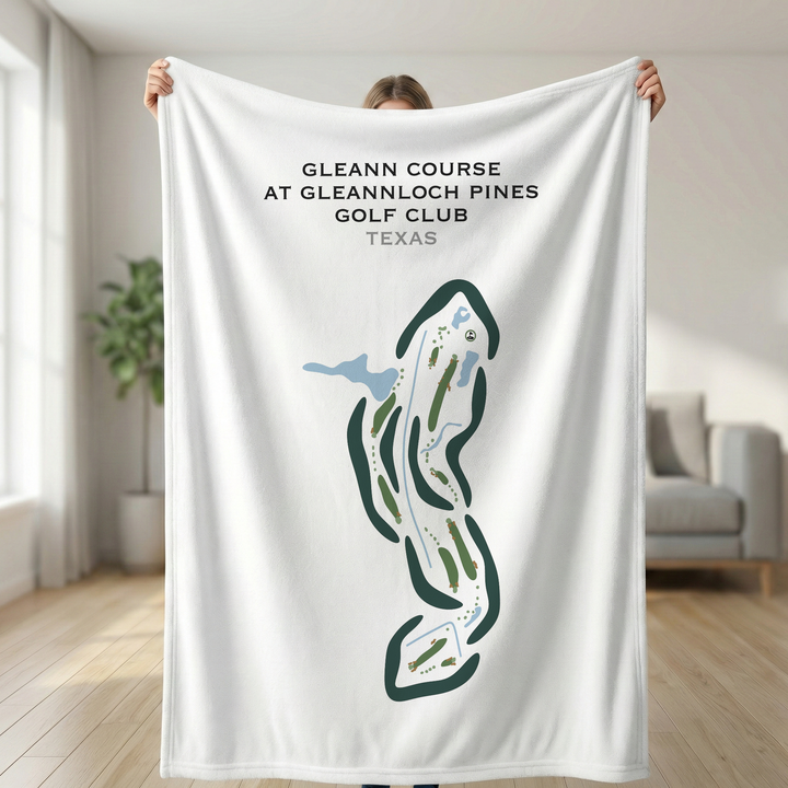 Gleann Course at Gleannloch Pines Golf Club, Texas - Printed Golf Courses