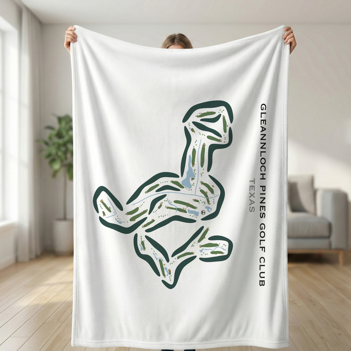 Gleannloch Pines Golf Club, Texas - Printed Golf Courses