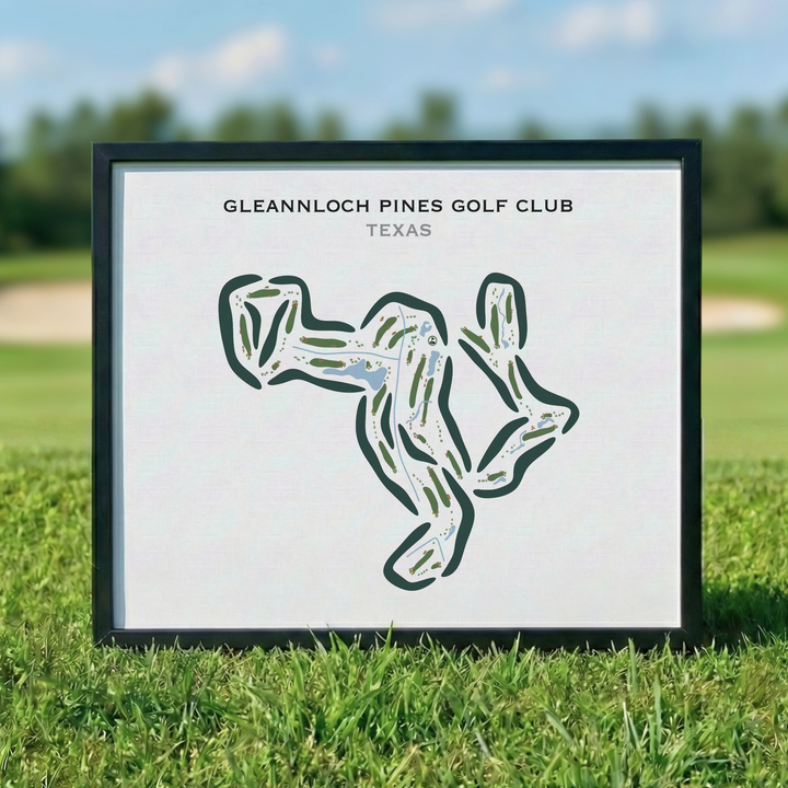 Gleannloch Pines Golf Club, Texas - Printed Golf Courses