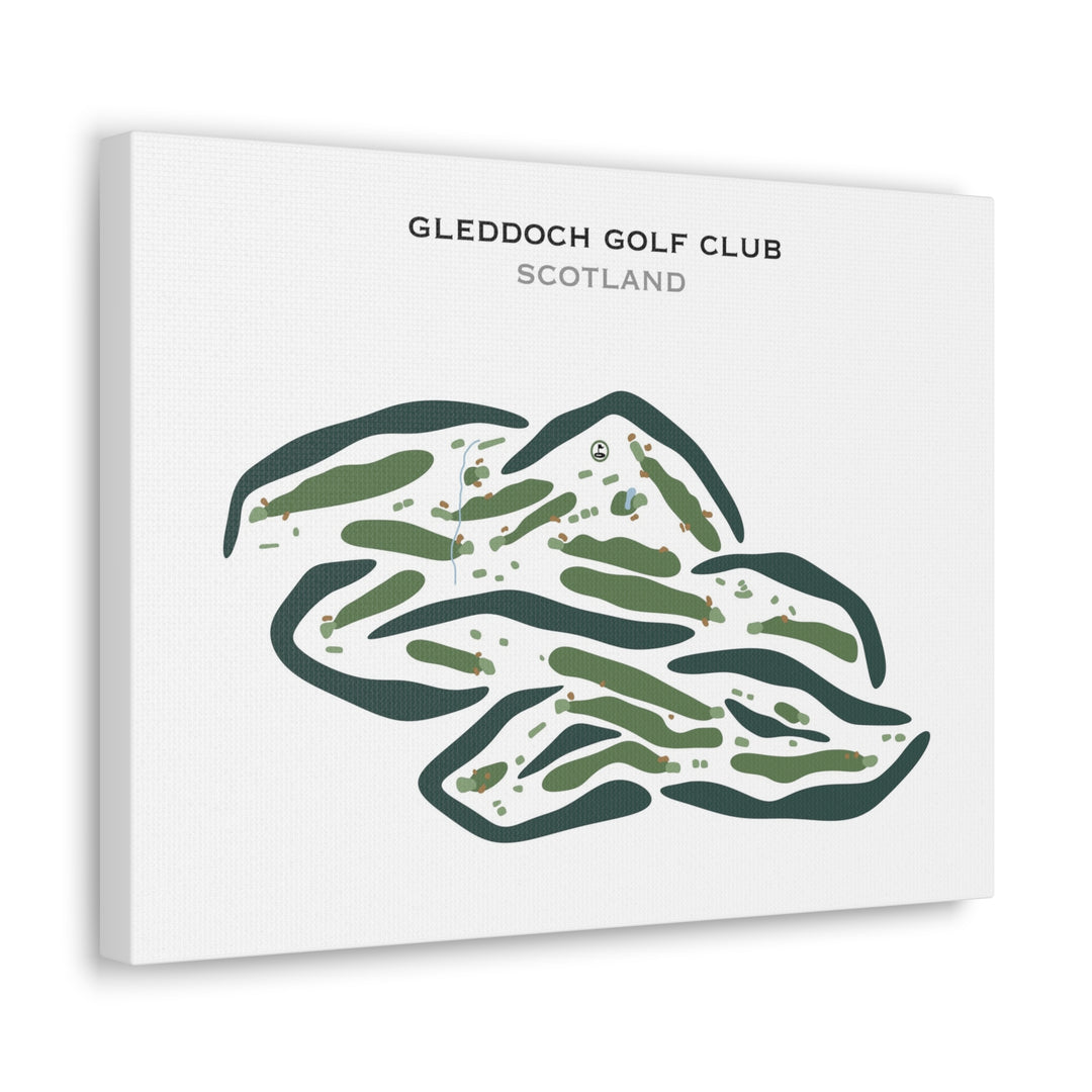 Gleddoch Golf Club, Scotland - Printed Golf Courses