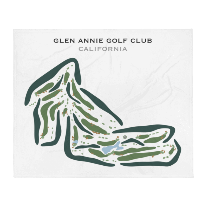 Glen Annie Golf Club, California - Printed Golf Courses