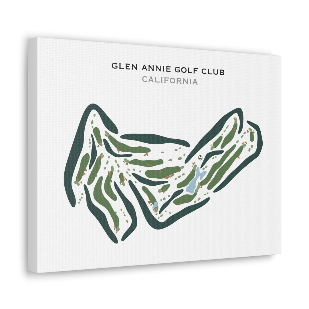 Glen Annie Golf Club, California - Printed Golf Courses