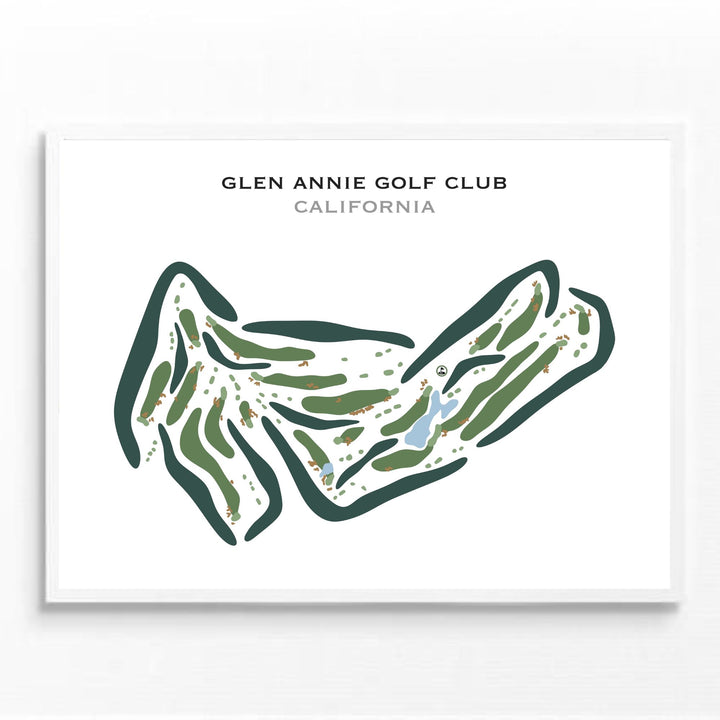 Glen Annie Golf Club, California - Printed Golf Courses