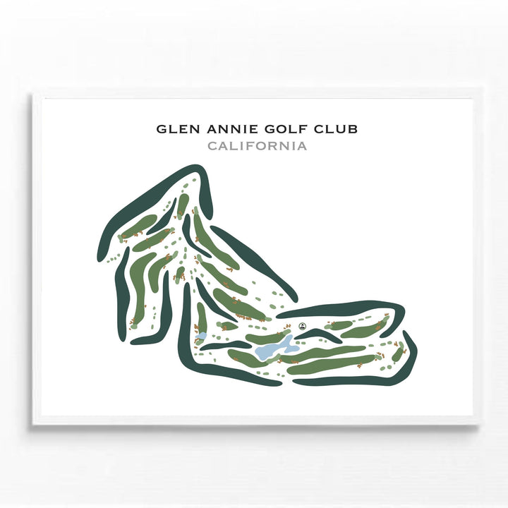 Glen Annie Golf Club, California - Printed Golf Courses