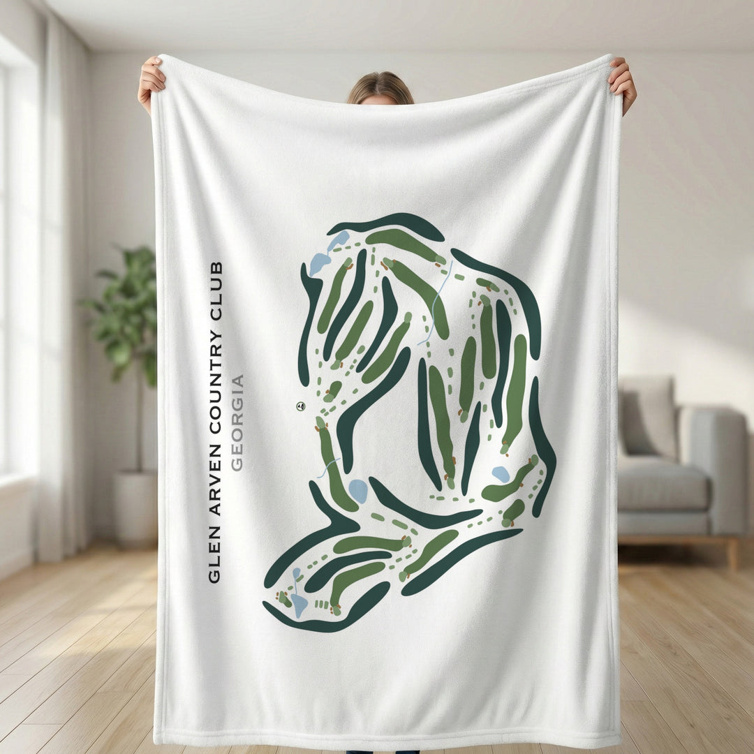 Glen Arven Country Club, Georgia - Printed Golf Course