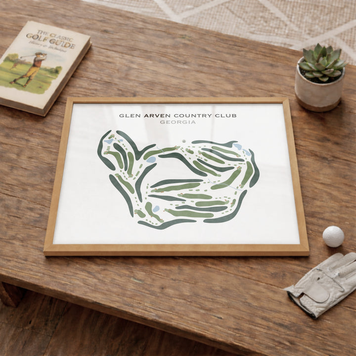 Glen Arven Country Club, Georgia - Printed Golf Course