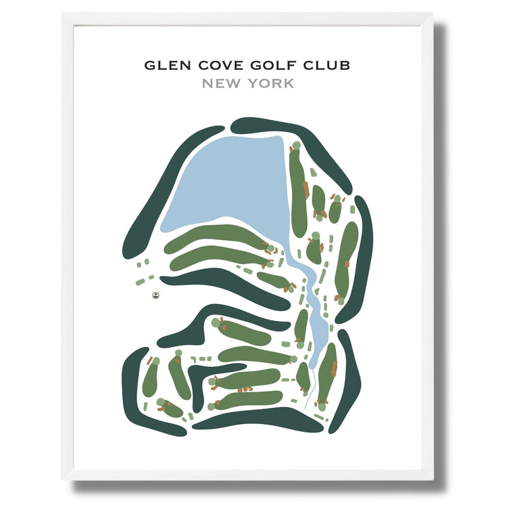 Glen Cove Golf Club, New York - Printed Golf Courses