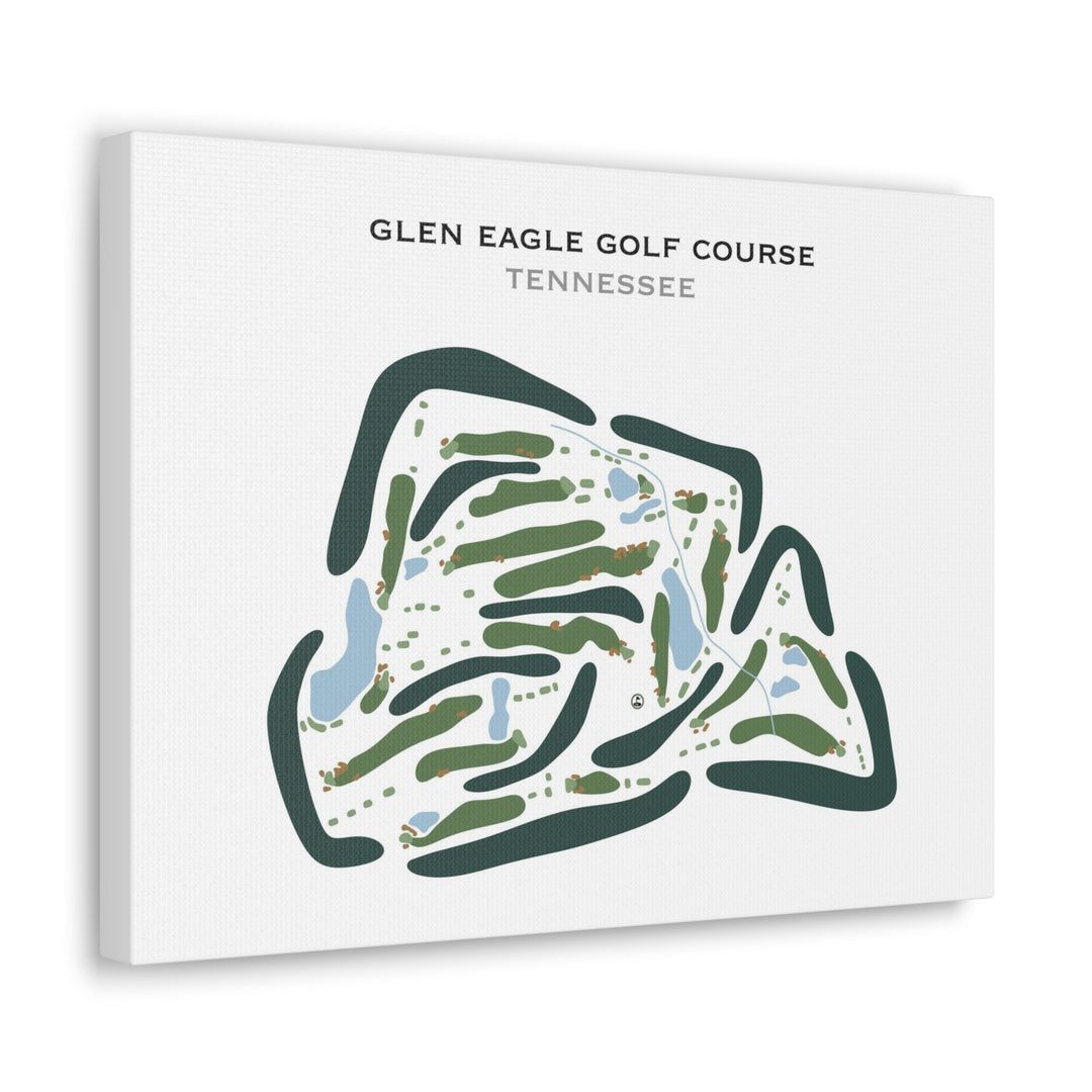 Glen Eagle Golf Course, Tennessee - Printed Golf Courses