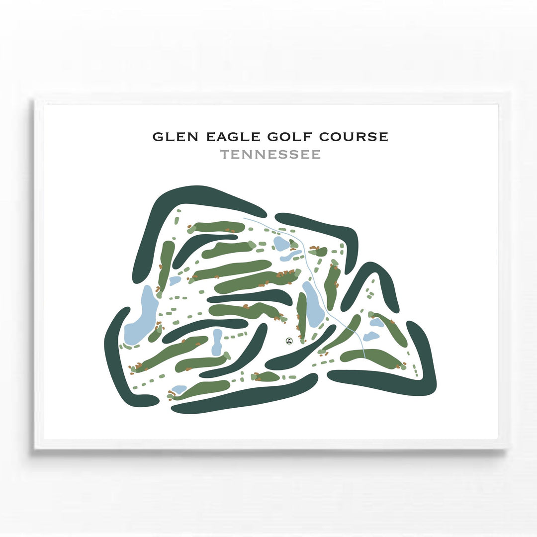 Glen Eagle Golf Course, Tennessee - Printed Golf Courses