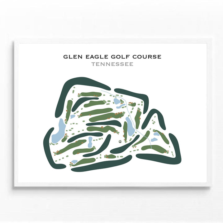 Glen Eagle Golf Course, Tennessee - Printed Golf Courses