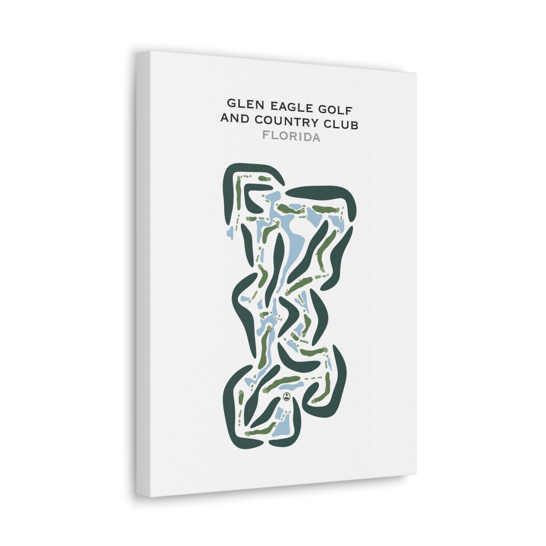 Glen Eagle Golf and Country Club, Florida - Printed Golf Courses