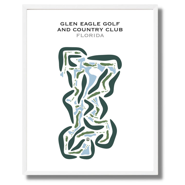 Glen Eagle Golf and Country Club, Florida - Printed Golf Courses