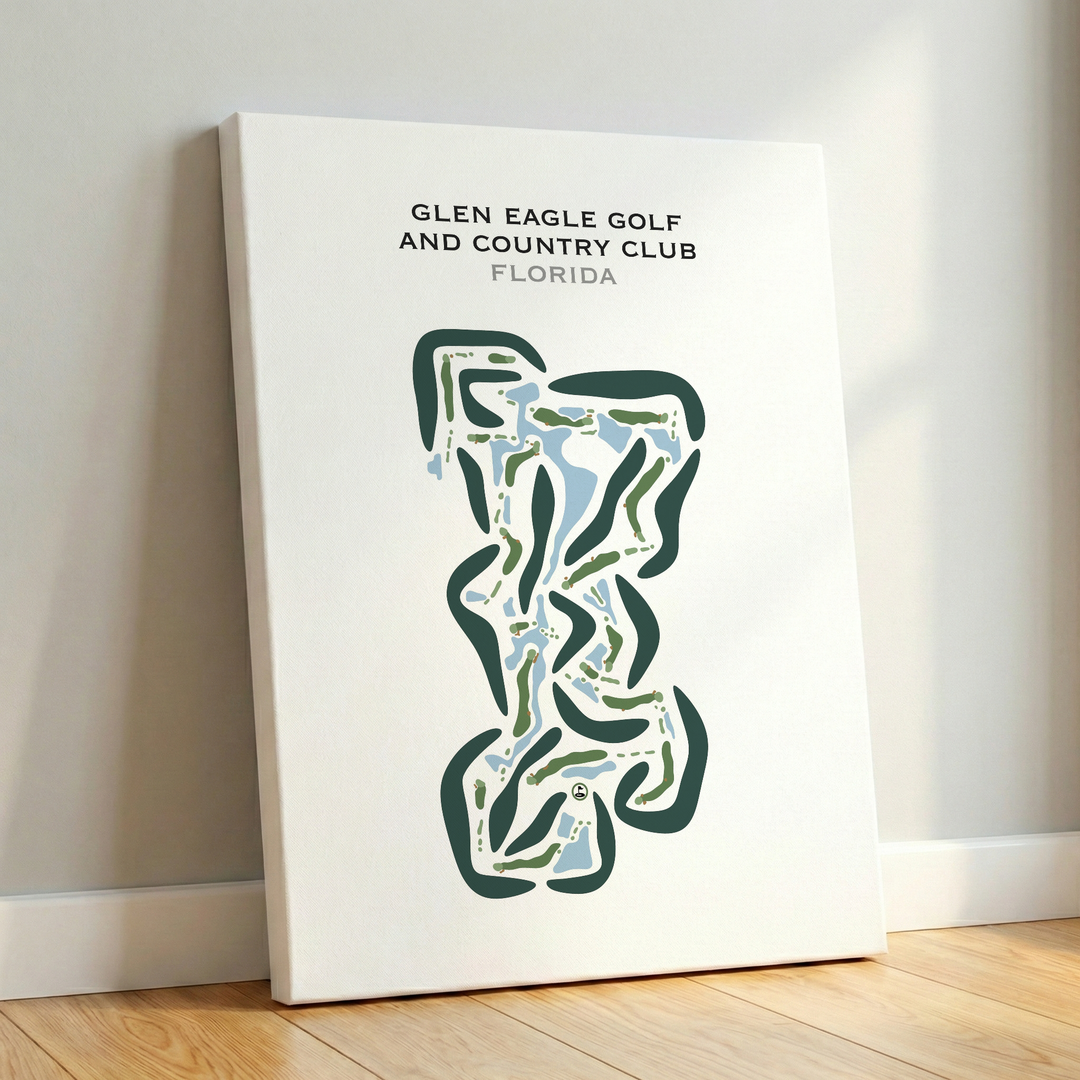 Glen Eagle Golf and Country Club, Florida - Printed Golf Courses