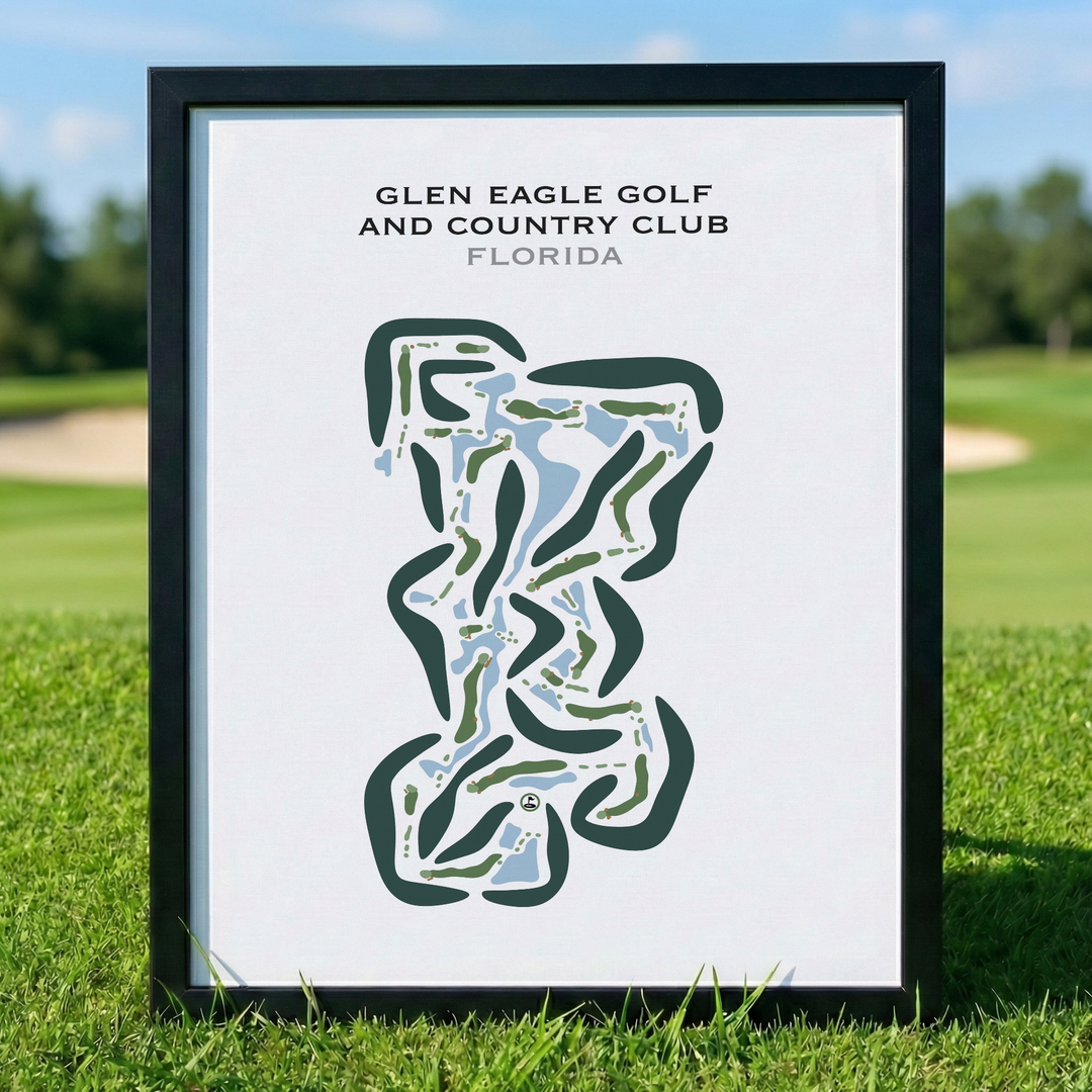 Glen Eagle Golf and Country Club, Florida - Printed Golf Courses