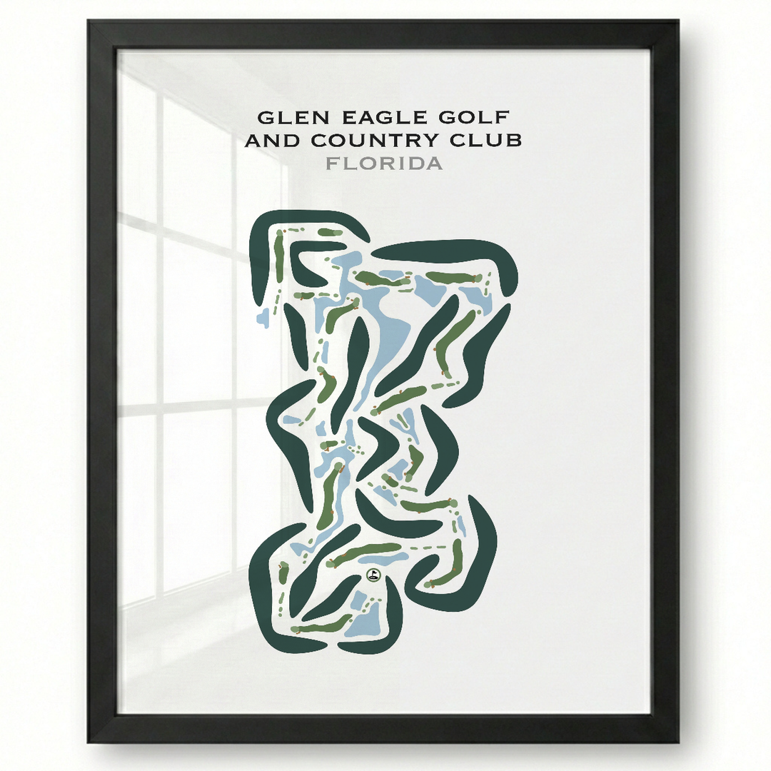 Glen Eagle Golf and Country Club, Florida - Printed Golf Courses