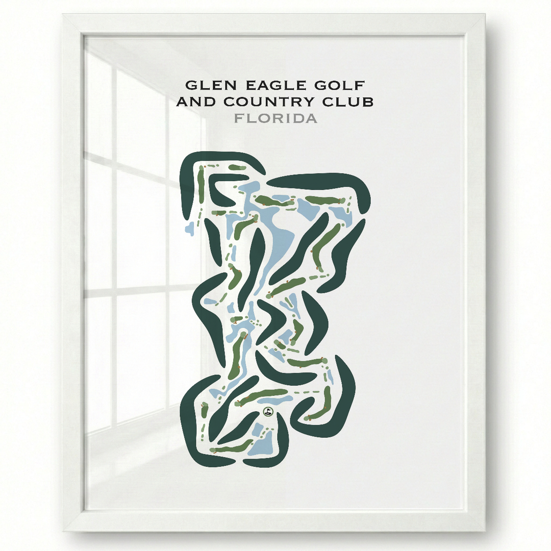 Glen Eagle Golf and Country Club, Florida - Printed Golf Courses