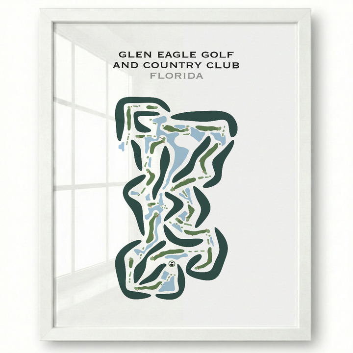 Glen Eagle Golf & Country Club, Florida - Printed Golf Course