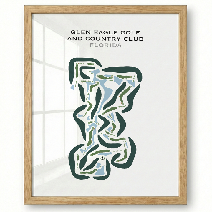 Glen Eagle Golf and Country Club, Florida - Printed Golf Courses