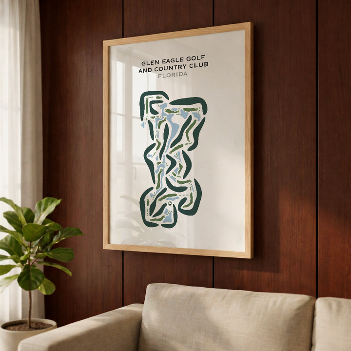 Glen Eagle Golf and Country Club, Florida - Printed Golf Courses