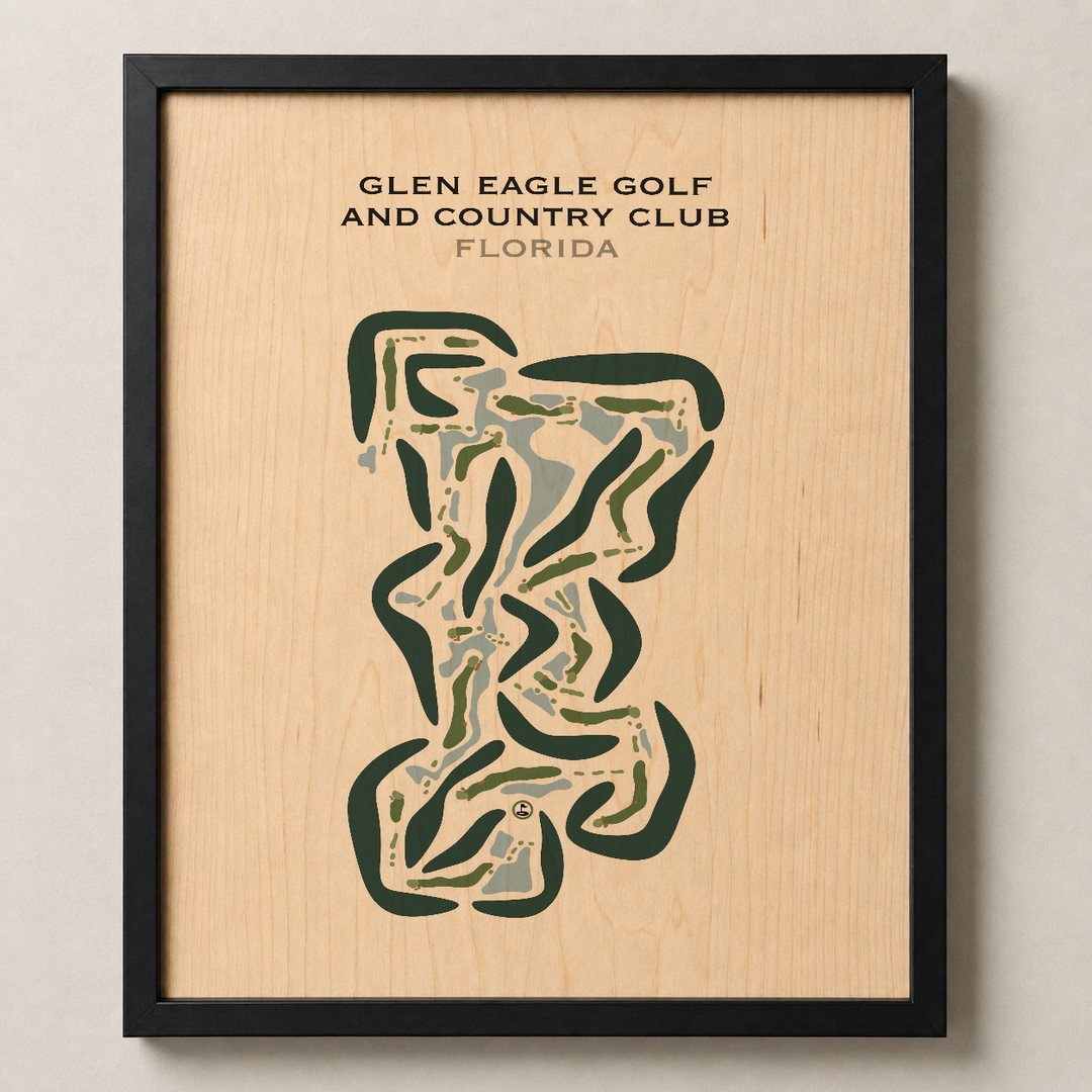 Glen Eagle Golf and Country Club, Florida - Printed Golf Courses