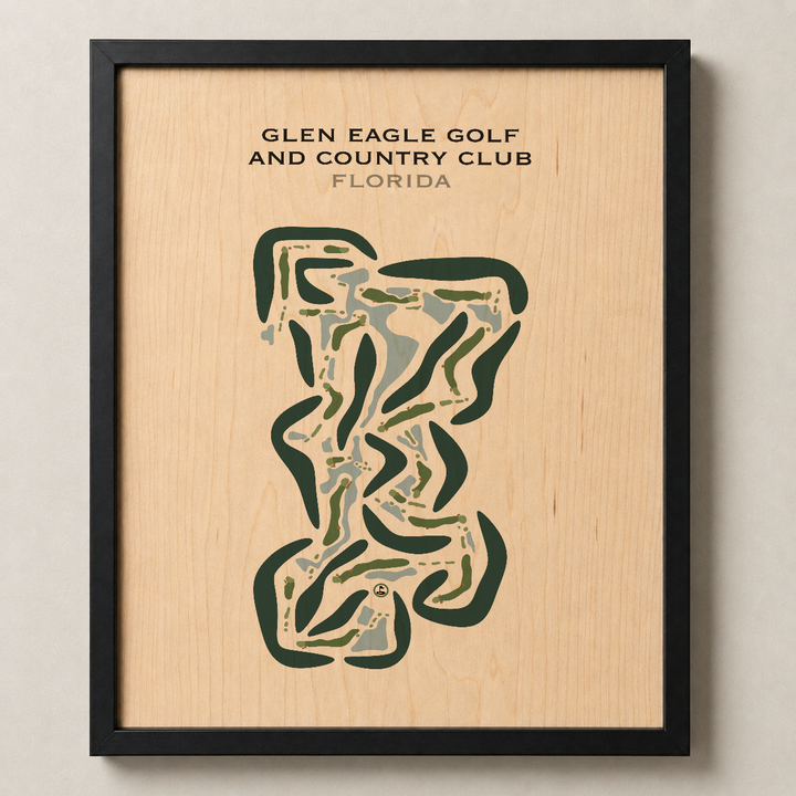 Glen Eagle Golf and Country Club, Florida - Printed Golf Courses