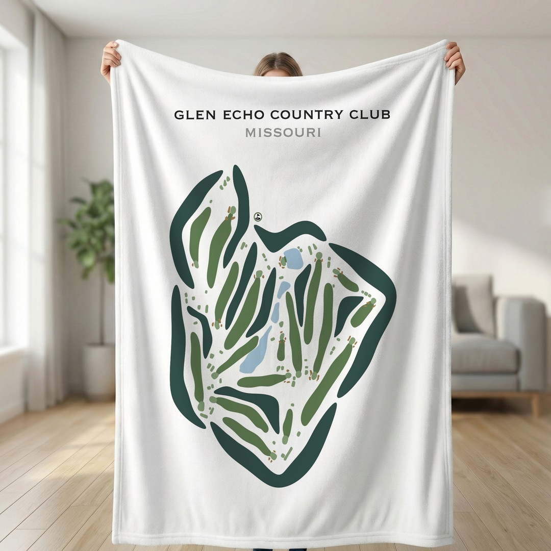 Glen Echo Country Club, Missouri - Printed Golf Courses