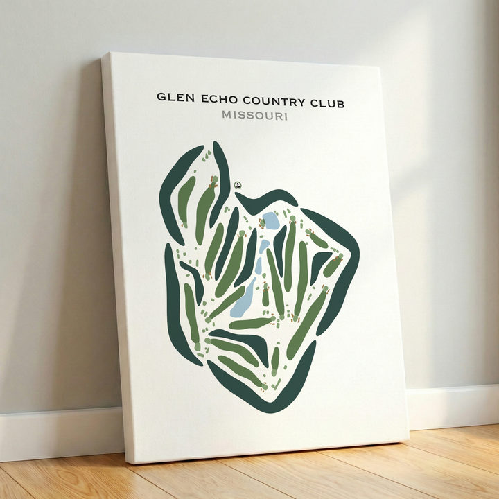 Glen Echo Country Club, Missouri - Printed Golf Courses