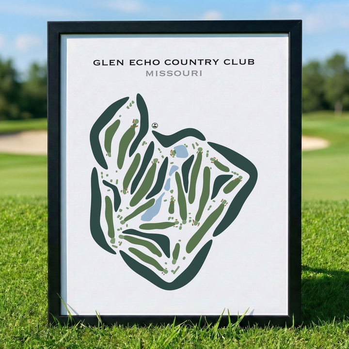 Glen Echo Country Club, Missouri - Printed Golf Courses