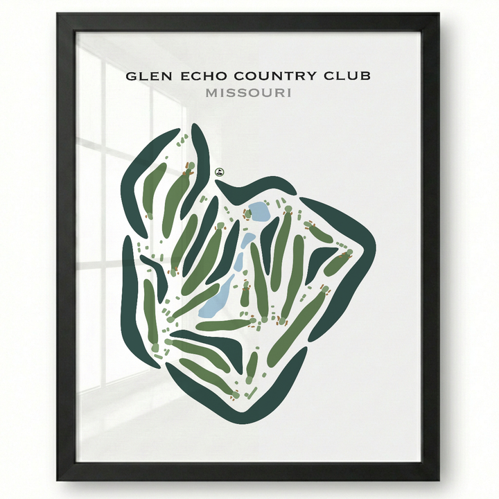Glen Echo Country Club, Missouri - Printed Golf Courses
