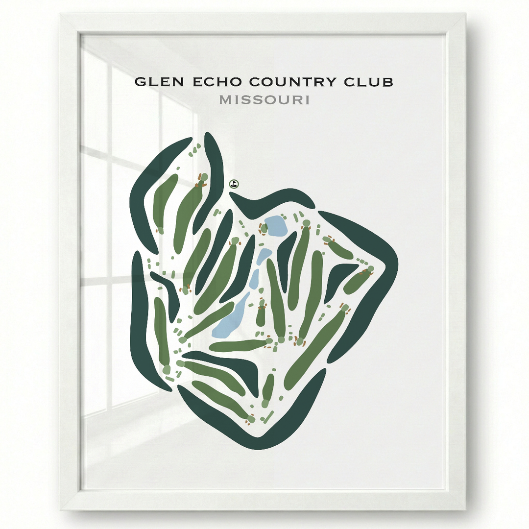 Glen Echo Country Club, Missouri - Printed Golf Courses