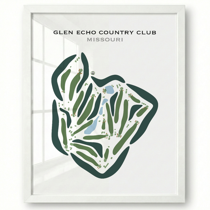 Glen Echo Country Club, Missouri - Printed Golf Courses