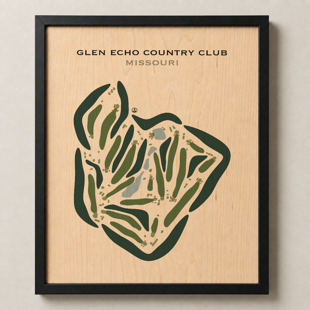 Glen Echo Country Club, Missouri - Printed Golf Courses