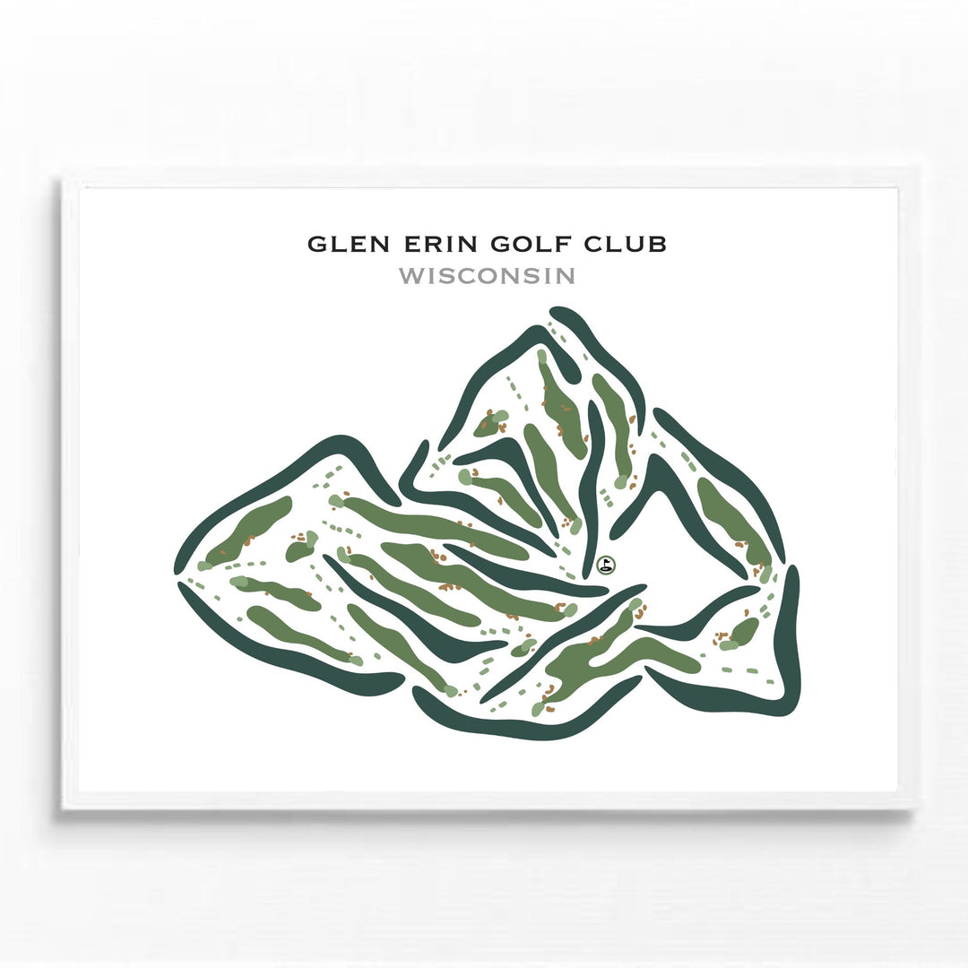 Glen Erin Golf Club, Wisconsin - Printed Golf Courses