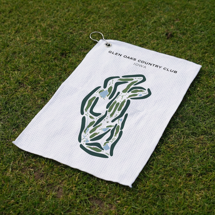 Glen Oaks Country Club, Iowa - Printed Golf Courses