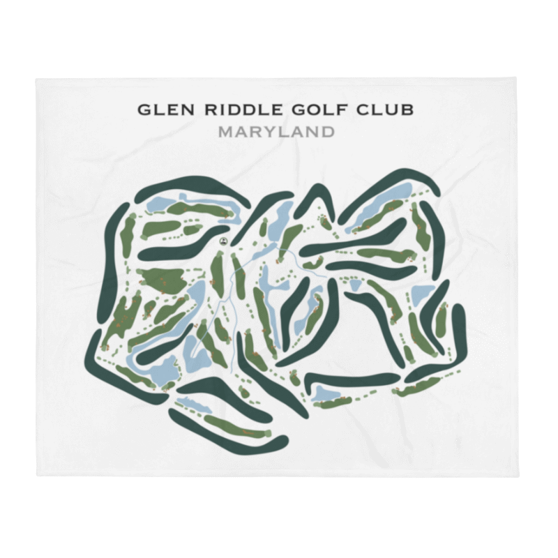 Glen Riddle Golf Club, Maryland - Printed Golf Courses