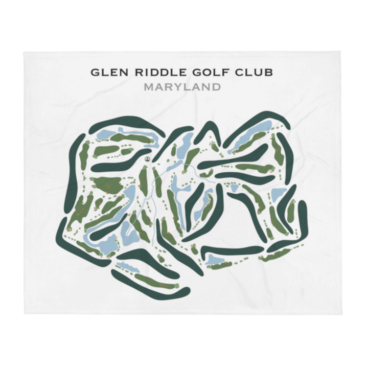 Glen Riddle Golf Club, Maryland - Printed Golf Courses