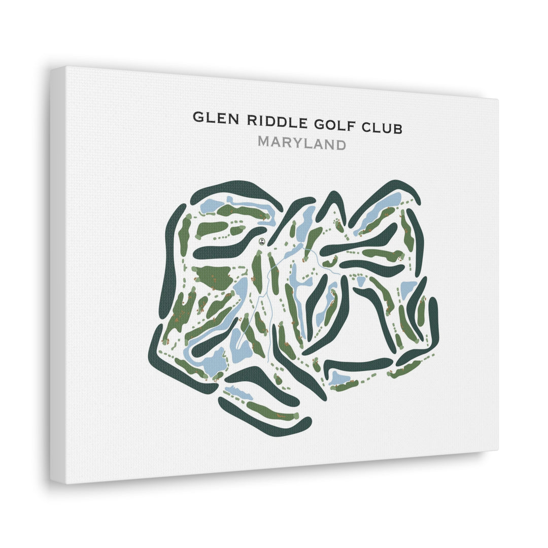 Glen Riddle Golf Club, Maryland - Printed Golf Courses