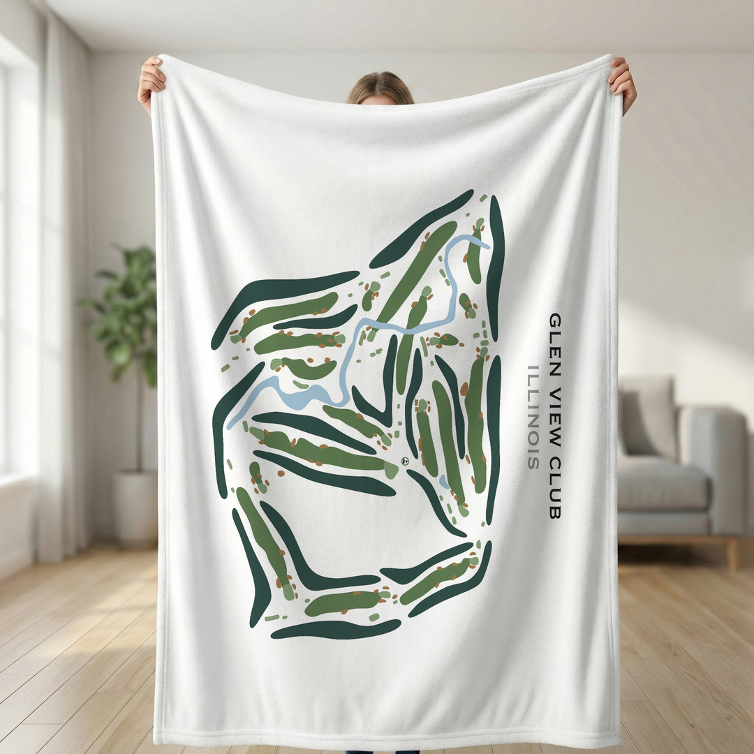 Glen View Club, Illinois - Printed Golf Courses