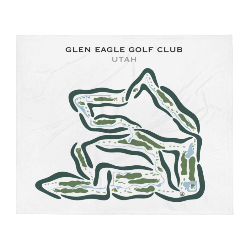 Glen Eagle Golf Club, Syracuse Utah - Printed Golf Courses